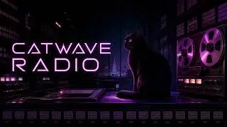 RETROWAVE CAT RADIO📻 ● Electro ● Synth ● Indie ● Music Mix 😻🪐9 hours mix