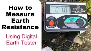 How to measure  Earth resistance using degital  earth tester | earth resistance meter