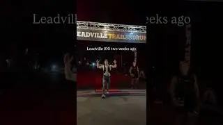Leadville 100 ➡️ win a marathon