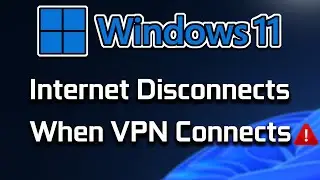 Исправление проблемы с подключением к Интернету при подключении VPN к Windows 11/10