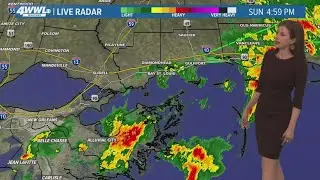 New Orleans Weather: Showers end Sunday night, cooler week ahead
