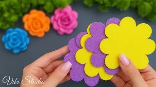 💥 Amazing Craft Ideas from EVA Foam Sheet DIY Flowers