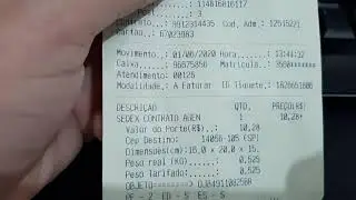 Correios entregam de domingo e fim de semana - Explicando comprovante de postagem