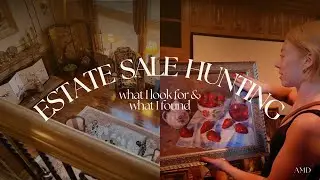 Come Estate Sale Hunting With Me: What I Look For & What I Found