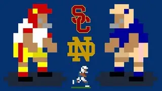 The Biggest Rivalry in College Football! Retro Bowl College Gameplay USC vs Notre Dame