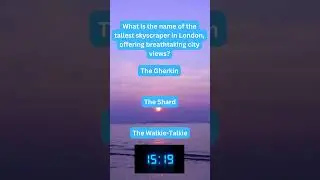 🧠 London&rsquo;s Tallest Skyscraper Revealed! 🏙️🌆 #CityTrivia