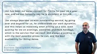 John Kates - Dacre Country Park - Fitrite Client Testimonial
