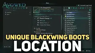 How To Get Blackwing Boots & Disappointer Unique Weapon - Avowed