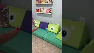 Home daycare // Roo and you  playcouch build  #homedaycare #toddleractivities #rooper #nugget