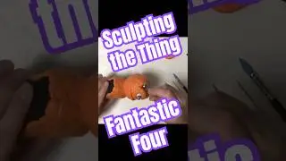 The Thing - Fantastic Four out of Polymer Clay #firststeps #premo #shorts