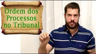 11 Ordem dos Processos no Tribunal - aula 2/2 (Prof. Bruno Garcia Redondo)