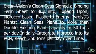 🌟 Clean Vision Corp Bi-Weekly Video Updates