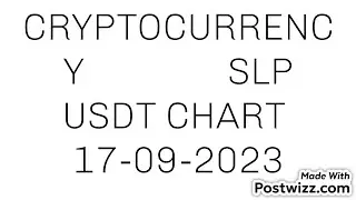 SLP USDT CHART 17-09-2023                 REALLY