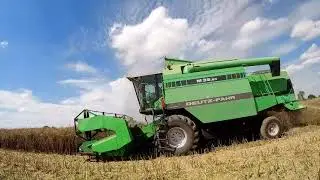 Żniwa 2020 - Lubelskie Deutz Fahr 35.80 Zetor 8540 5320 Rzepak