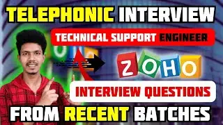 Zoho Technical support engineer Telephonic Interview | zoho telephonic interview questions