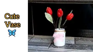Vase Making at Home || Flower Vase Ideas || Cool Art || Bottle art || Creative Ideas