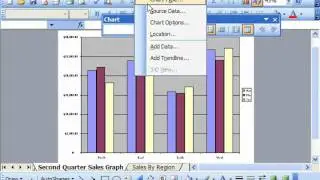 Учебное пособие по Excel 2003. Изменение подтипа диаграммы. Урок обучения Microsoft 22.1