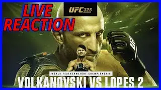 UFC 325 LIVE REACTION 🔥 Every Knockdown, Every Shock (horizontal)