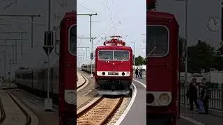 BR #250 004-9, BR #243 005-6 #LDC #Ausfahrt #Warnem&uuml;nde #Strand