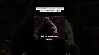 A 150 year old guitar broken during The Hateful Eight