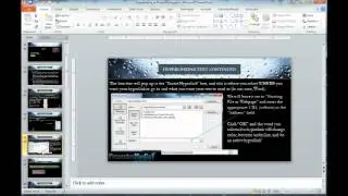 Hyperlinking in PowerPoint