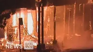 CCTV vision shows fire destroying historic Gatton pub