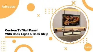 [System Cabinet FAQs] V5 Plus - Custom TV Wall Panel with back light & back strip