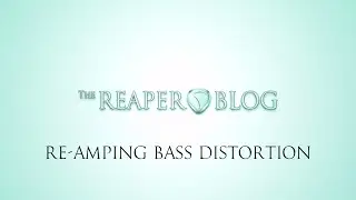 Re-Amping Bass Distortion | mixing with pedals & ReaInsert