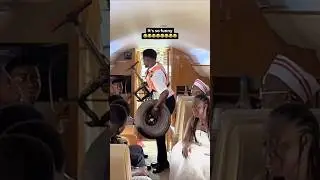 pilot change a flat tire before landing #viralvideos #funnyvideo