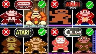 Donkey Kong Games IMPROVED by FANS - Ultimate Comparison - Which is Best? 4K