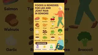 Best Foods & Remedies for Leg and Joint Pain | Senior Health Tips #healthyliving