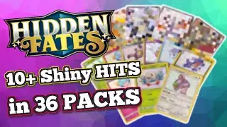 HITS AFTER HITS AFTER HITS! Opening 36 packs of Pokemon Hidden Fates packs!
