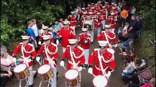 The Black Skull Corps of Fife & Drum | Scarva 2025