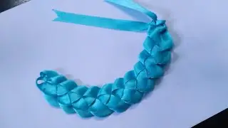 Diy ribbon bracelet #easy ribbon bracelet #ribbon bracelet kaise banaye ✨💙✨