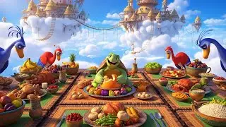 The Clever Turtle and the Feast in the Sky