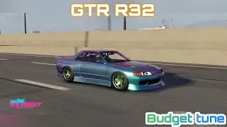 CarX street | GTR R32 Budget race tune with full setup Engine + gearbox