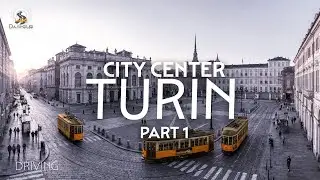 Turin City Drive PART 1 | Riverside Entry, Mole Sightlines & Historic Centro | 4K POV Italy