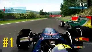F1 2014 Live Season Test Race (F1 2013 Gameplay)