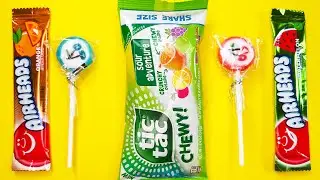 ASMR Unwrapping Candy 🍬 Airheads, Tic Tac Sour Adventure, Lollipops | No Talking Satisfying Sounds