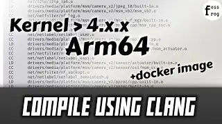 Компиляция ядра Android с помощью clang | fossfrog