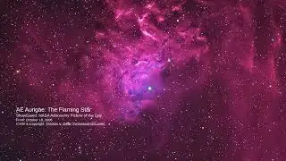 AE Aurigae: The Flaming Star Nebula's blue fireblaze revealed #NASA #Space #Auriga