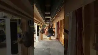 Sam MacIlwaine training for inverted offwidth climbing. Dirtbag State of Mind with Sam just dropped!