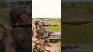 #rpg #fire #ukraine #soldiers #training #target #army  #shorts #shortsvideo #viral