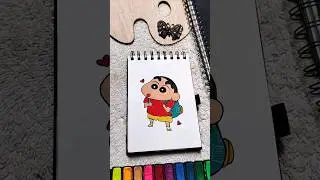 shinchan painting #shorts #cartoon #cartoonnetwork #shinchan #cute #draw #drawingtutorial #sketch