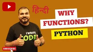 Tutorial 15- Importance Of Functions|Python In Hindi|Krish Naik