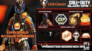 КАК ПОЛУЧИТЬ БЕСПЛАТНЫЕ НАГРАДЫ LITTLE CESARS ДЛЯ BLACK OPS 7! (БЕСПЛАТНЫЕ ОПЕРАТОРЫ И ОБЛИКИ - Р...