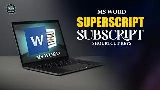 Ms word Superscript & Subscript Shortcut Keys || 2025 || #telugudigitalguide #trending #msword