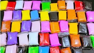How to make clay with clay Air dry clay & Smile Making  | Clay mixing slime mixing asmr 