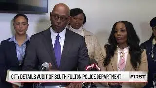 WATCH LIVE: South Fulton mayor discusses audit into city's police department