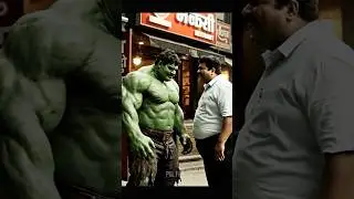 Hulk ko restaurant se nikaal diya 😢 | Emotional Hulk Story #hulkshorts #hulkstory #hulkai #aihulk